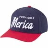 Puma Merica Script Snapback Hat -Golf Equipment Shop puma merica script snapback hat navy blazer high risk red itempicture
