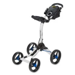 BagBoy Quad XL Push Cart -Golf Equipment Shop quad xl white blue 1