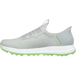 Skechers GO GOLF Elite 5 Slip 'In Golf Shoes Grey/Lime -Golf Equipment Shop skechers go golf elite 5 slip in shoes grey lime 214066 glm spine itempicture