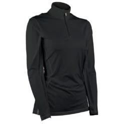 Sun Mountain Women's Second Layer Pullover -Golf Equipment Shop sun mountain 2020 womens second layer pullover black