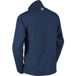 Sun Mountain Cirque Rain Jacket -Golf Equipment Shop sun mountain 2023 cirque rain jacket navy back itempicture
