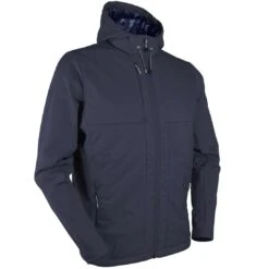 Sun Mountain Colter II Hooded Jacket -Golf Equipment Shop sun mountain 2023 colter ii hooded jacket navy itempicture
