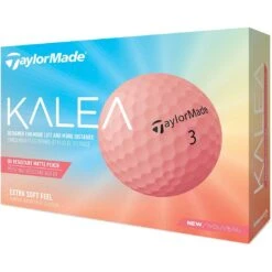 TaylorMade Women's Kalea Peach Golf Balls