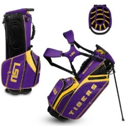Team Effort NCAA Caddie Carry Hybrid Bag -Golf Equipment Shop team effort ncaa caddie carry hybrid bag lsu tigers itempicture