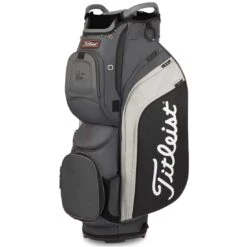 Titleist Cart 15 Cart Bag -Golf Equipment Shop titleist 2022 cart 15 cart bag charcoal black grey itempicture