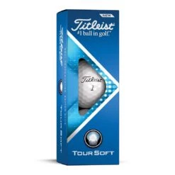 Titleist Tour Soft White Personalized Golf Balls -Golf Equipment Shop titleist 2022 tour soft white golf balls sleeve itempicture