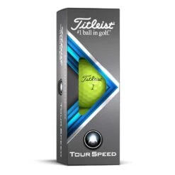Titleist Tour Speed Yellow Personalized Golf Balls -Golf Equipment Shop titleist 2022 tour speed yellow golf balls sleeve itempicture