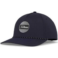 Titleist Boardwalk Rope Hat -Golf Equipment Shop titleist 2023 boardwalk rope hat navy black itempicture