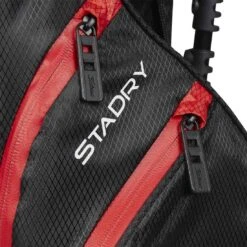 Titleist Players 4 Stadry Stand Bag -Golf Equipment Shop titleist 2023 players 4 stadry stand bag black black red detail1 itempicture