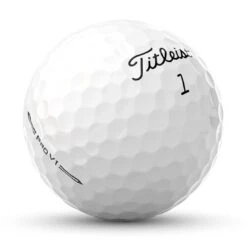Titleist Pro V1 Personalized Golf Balls -Golf Equipment Shop titleist 2023 pro v1 golf balls low numbers ball angle itempicture
