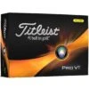 Titleist Pro V1 Yellow Golf Balls -Golf Equipment Shop titleist 2023 pro v1 yellow golf balls lid itempicture