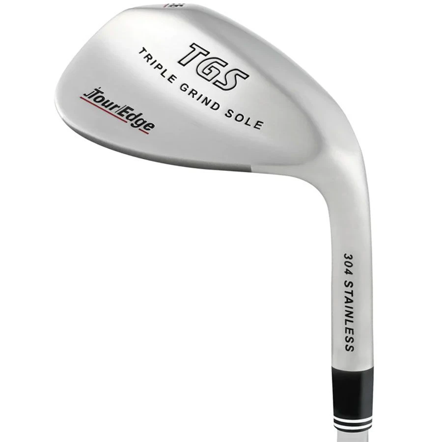 Tour Edge TGS Triple Grind Sole Stainless Wedge 3 Tour Edge TGS Triple Grind Sole Stainless Wedge