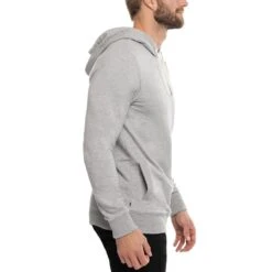 TravisMathew Cloud Hoodie -Golf Equipment Shop travismathew cloud hoodie heather grey side itempicture