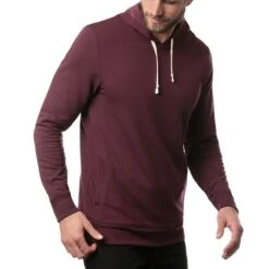 TravisMathew Cloud Hoodie -Golf Equipment Shop travismathew cloud hoodie tawny port side itempicture