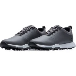 TravisMathew Cuater The Ringer Spiked Golf Shoes Grey -Golf Equipment Shop travismathew the ringer spiked golf shoes grey pair itempicture