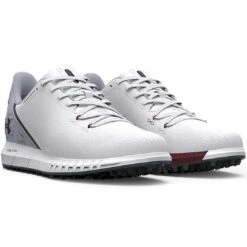 Under Armour HOVR Drive SL Golf Shoes White/Grey -Golf Equipment Shop under armour hovr drive sl golf shoes white grey pair itempicture